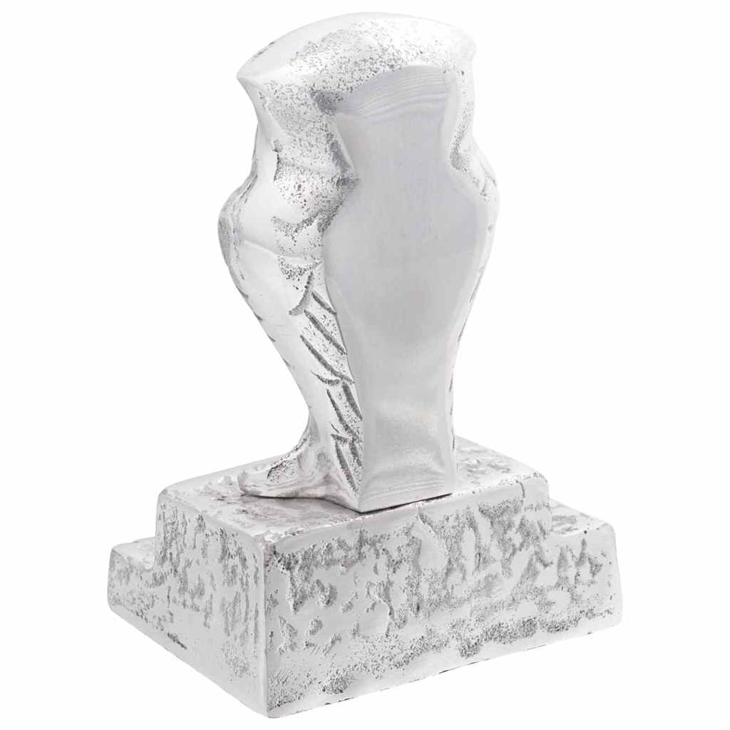 Buchstützen 2 pcs Silber 12 x 9 x 19 cm Aluminium