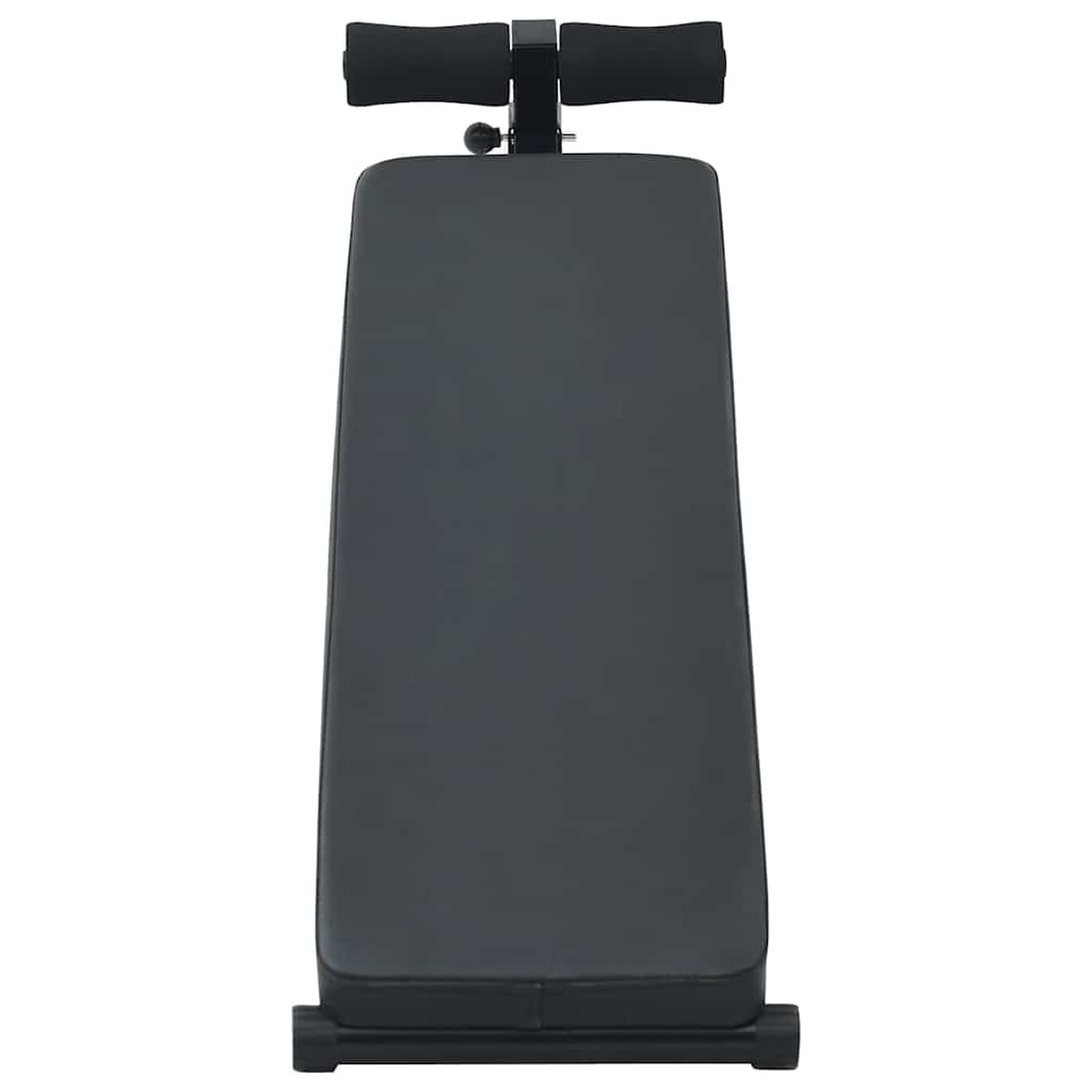 Sitzbank Schwarz 124 x 33,5 x 55 cm Pulverbeschichteter Stahl
