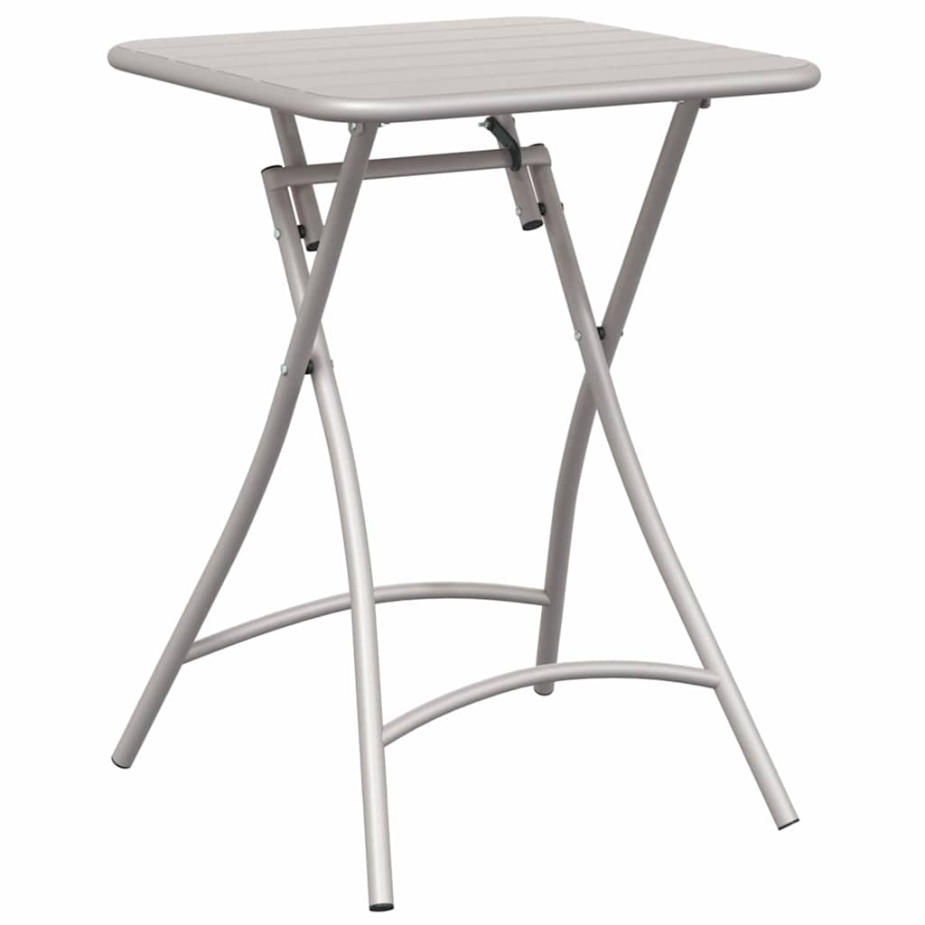 Bistrotisch Beige 55 x 55 x 72,5 cm Pulverbeschichteter Stahl