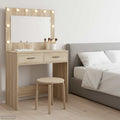 Schminktisch Sonoma-Eiche 78,5 x 41 x 135 cm Holzwerkstoff