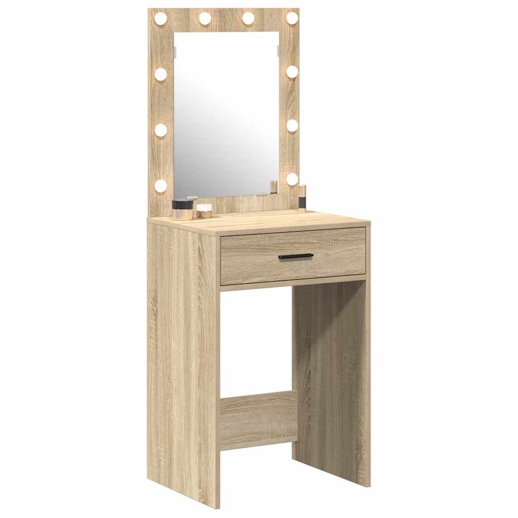 Schminktisch Sonoma-Eiche 50 x 41 x 135 cm Holzwerkstoff