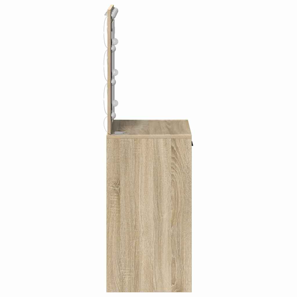 Schminktisch Sonoma-Eiche 50 x 41 x 135 cm Holzwerkstoff