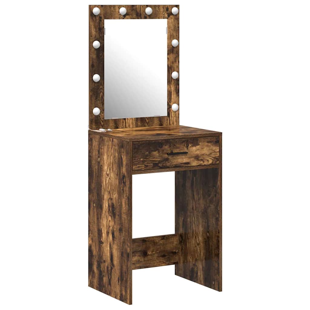 Schminktisch Geräucherte Eiche 50 x 41 x 135 cm Holzwerkstoff