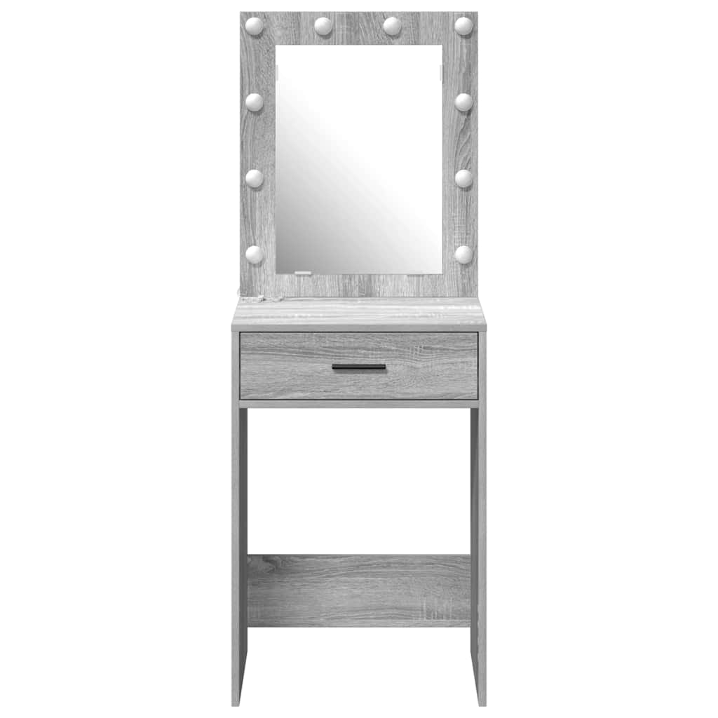 Schminktisch Graues Sonoma 50 x 41 x 135 cm Holzwerkstoff