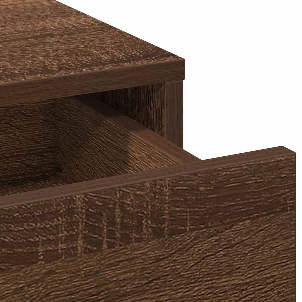 Schminktisch Braun Eichen-Optik 50 x 41 x 135 cm Holzwerkstoff
