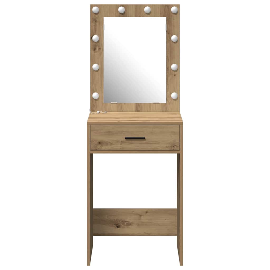 Schminktisch Artisan-Eiche 50 x 41 x 135 cm Holzwerkstoff