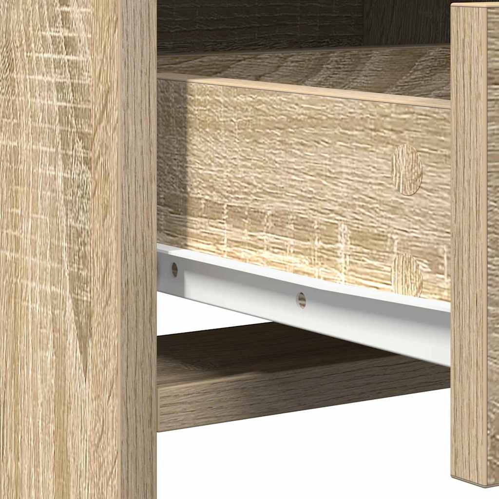 Hochboard Sonoma Eiche 40 x 41 x 135 cm Holzwerkstoff