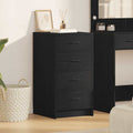 Sideboard Schwarz Eichen-Optik 40 x 41 x 75 cm Holzwerkstoff