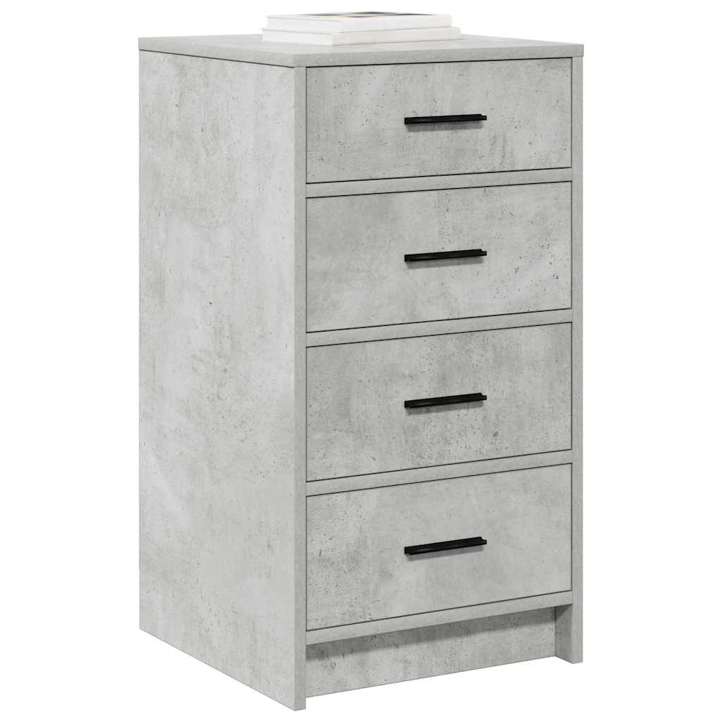 Sideboard Betongrau 40 x 41 x 75 cm Holzwerkstoff
