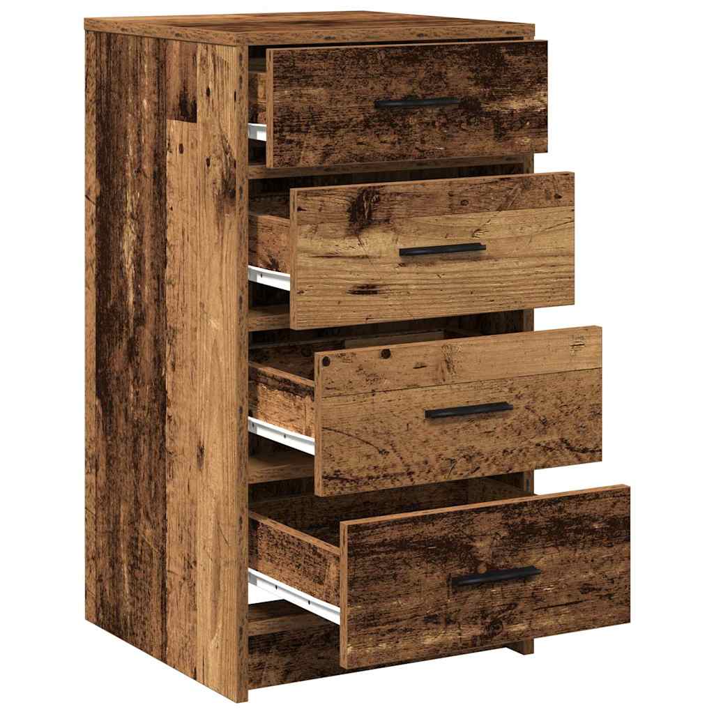 Sideboard mit Schubladen Altholz 40 x 41 x 75 cm Holzwerkstoff