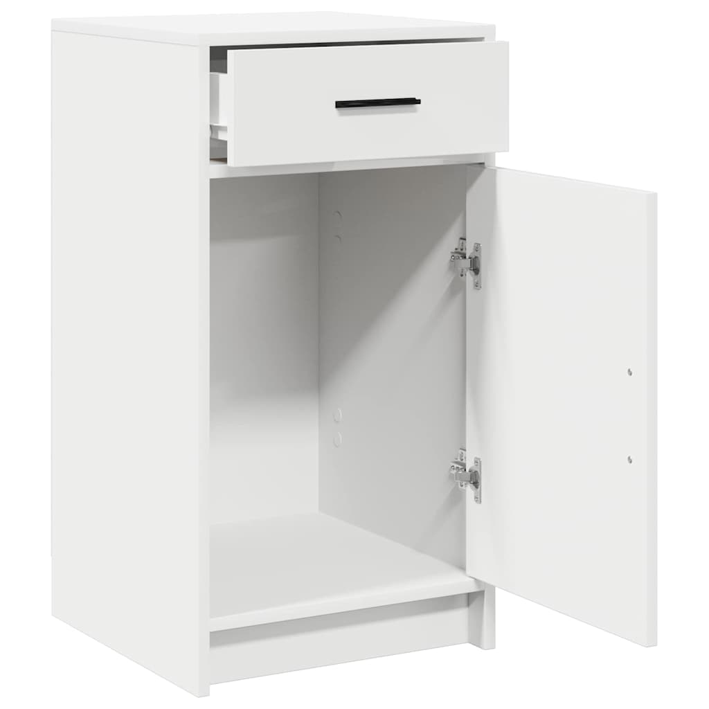 Sideboard mit Schubladen Weiß 40 x 40,5 x 75 cm Holzwerkstoff