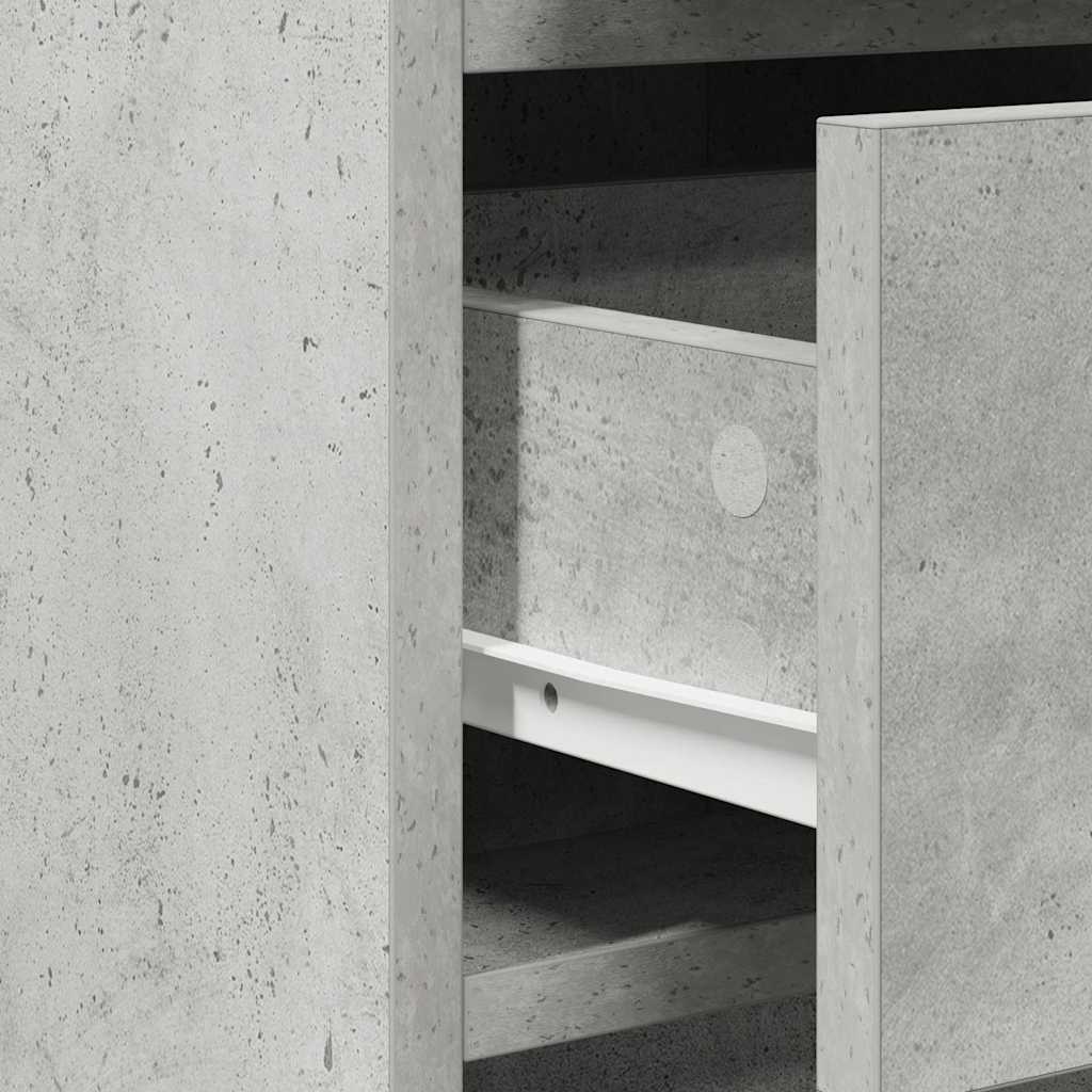 Sideboard Beton Grau 40 x 40,5 x 75 cm Holzwerkstoff