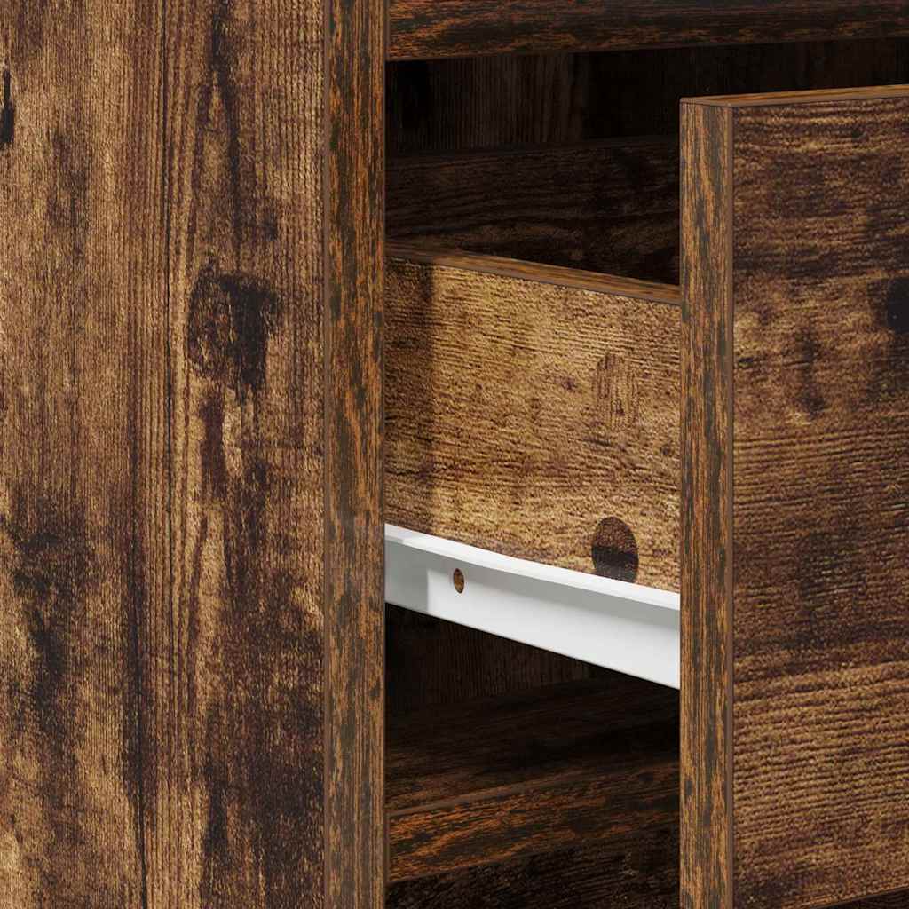 Sideboard Geräucherte Eiche 40 x 40,5 x 75 cm Holzwerkstoff
