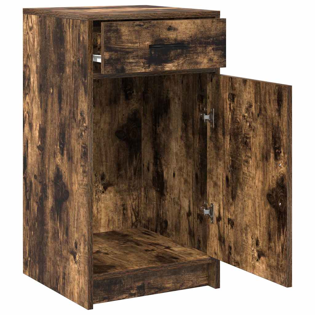Sideboard Geräucherte Eiche 40 x 40,5 x 75 cm Holzwerkstoff