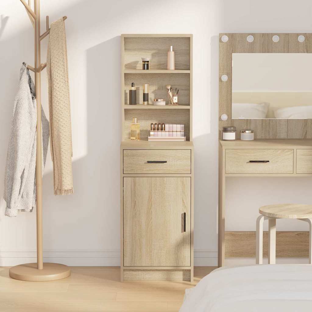 Highboard Sonoma-Eiche 40 x 40,5 x 135 cm Holzwerkstoff