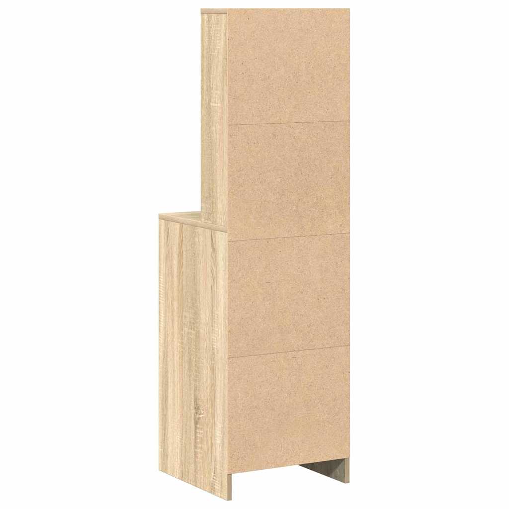 Highboard Sonoma-Eiche 40 x 40,5 x 135 cm Holzwerkstoff