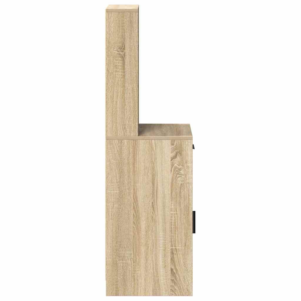 Highboard Sonoma-Eiche 40 x 40,5 x 135 cm Holzwerkstoff