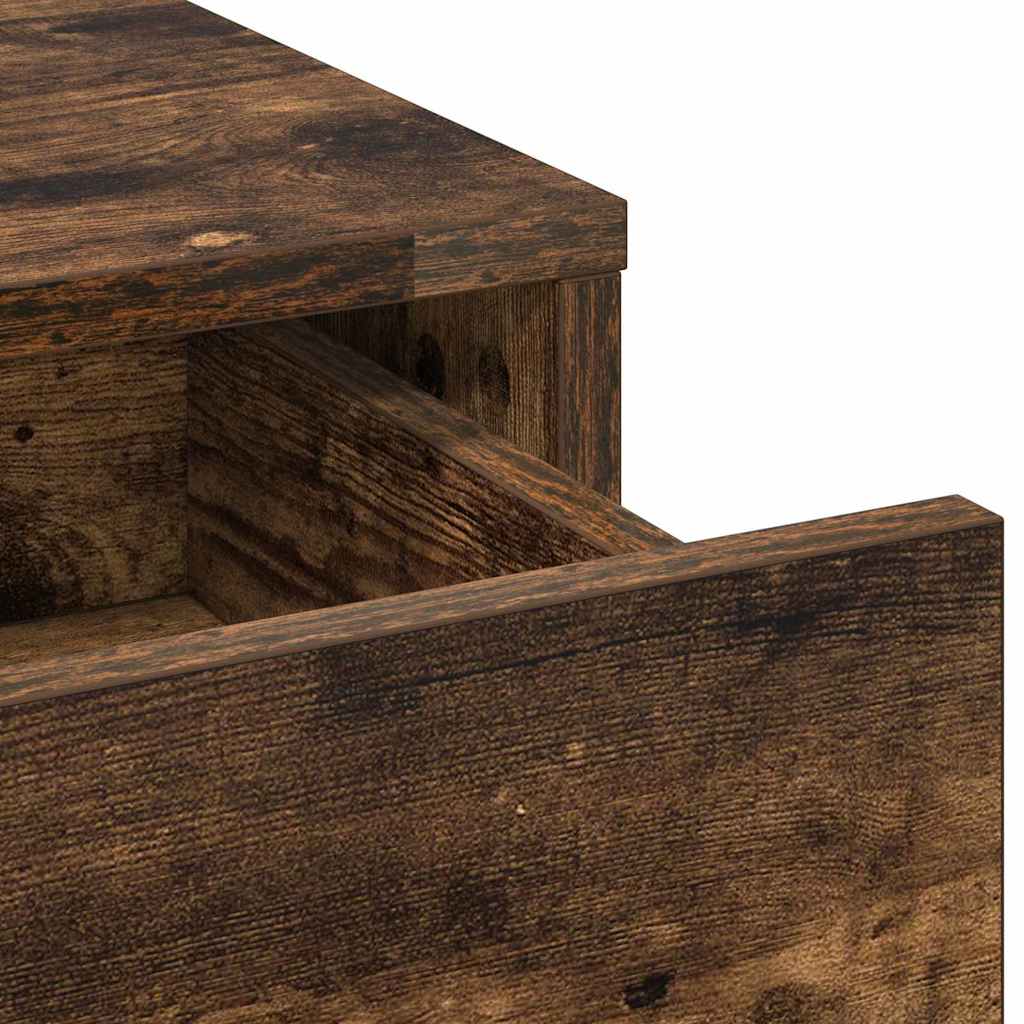 Highboard Geräucherte Eiche 40 x 40,5 x 135 cm Holzwerkstoff