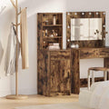 Highboard Geräucherte Eiche 40 x 40,5 x 135 cm Holzwerkstoff