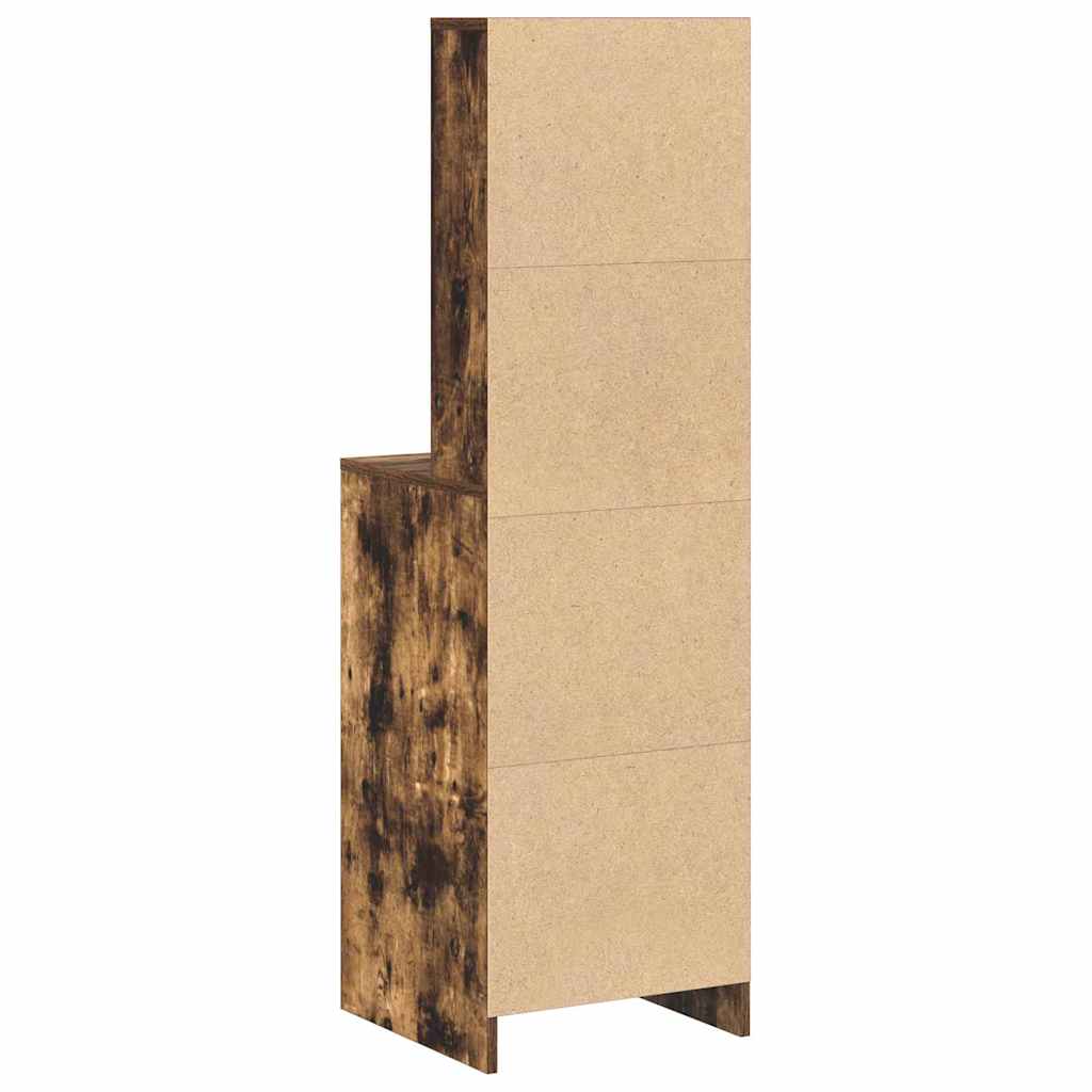 Highboard Geräucherte Eiche 40 x 40,5 x 135 cm Holzwerkstoff