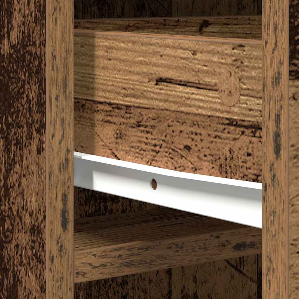 Highboard Altholz 40 x 40,5 x 135 cm Holzwerkstoff