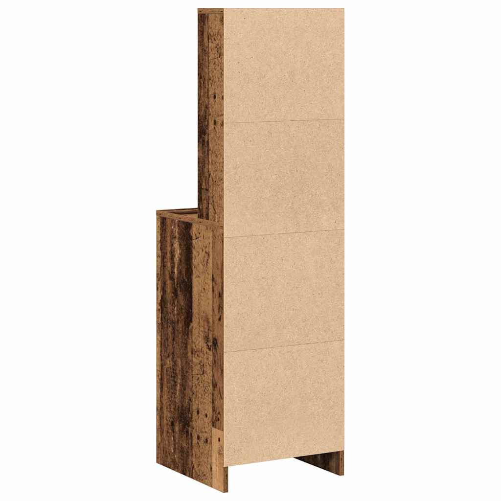 Highboard Altholz 40 x 40,5 x 135 cm Holzwerkstoff