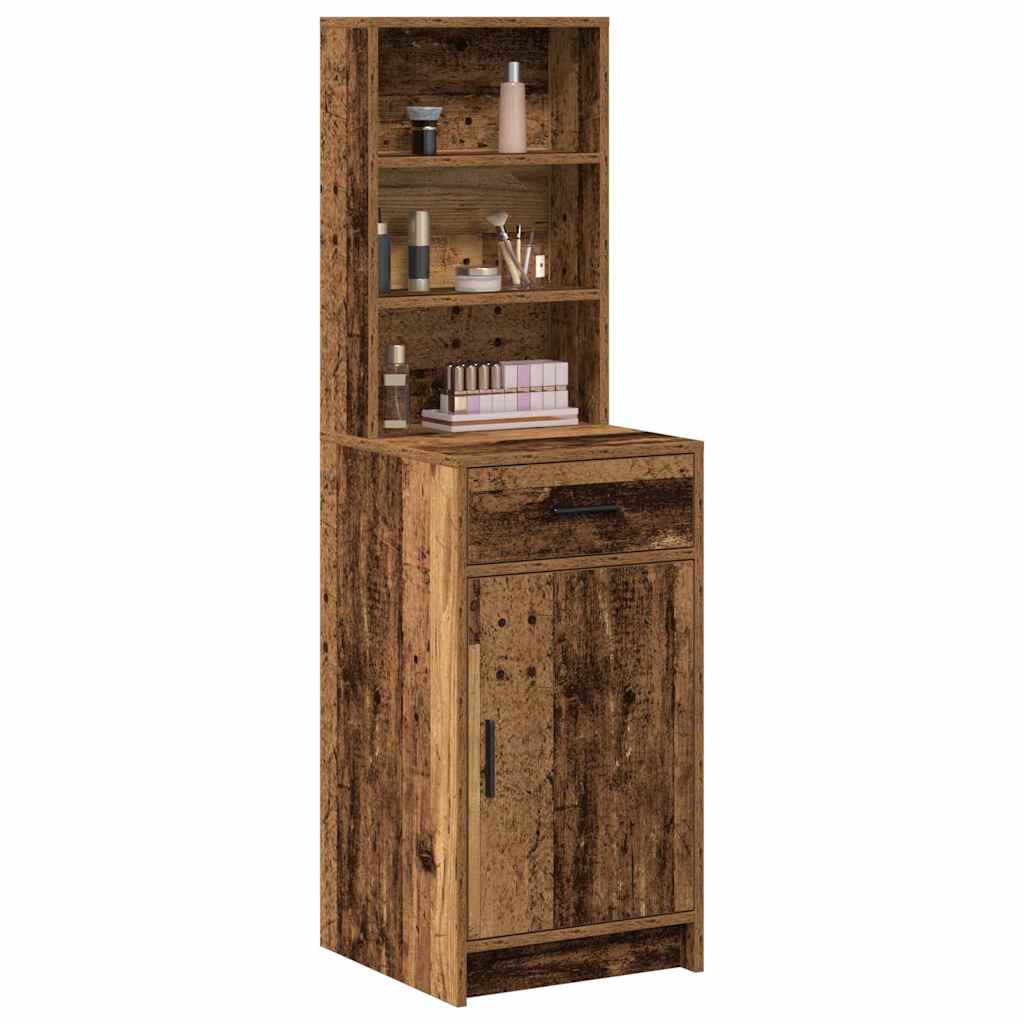 Highboard Altholz 40 x 40,5 x 135 cm Holzwerkstoff