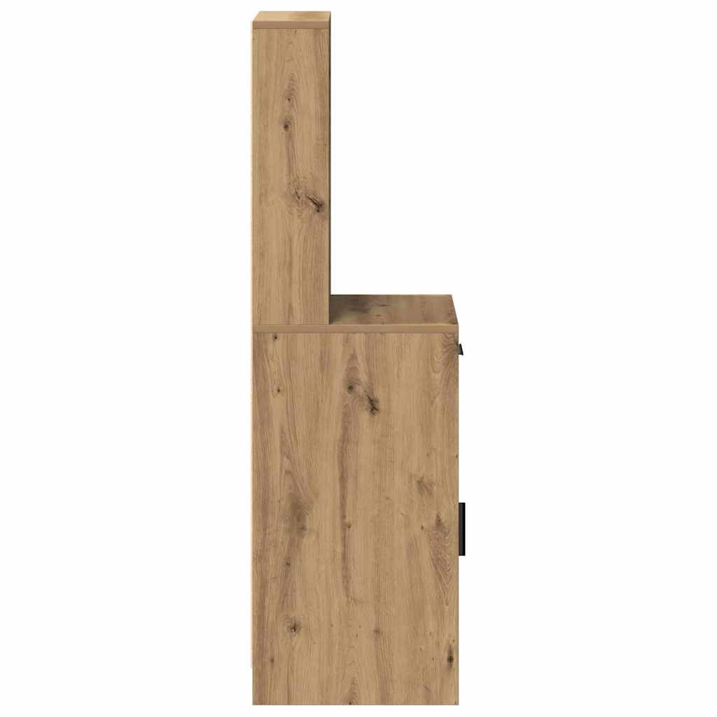 Highboard Artisan-Eiche 41 x 40 x 135 cm Holzwerkstoff
