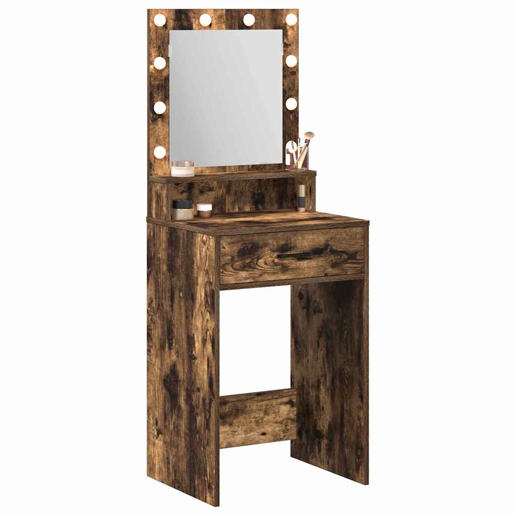 Schminktisch Geräucherte Eiche 50 x 41 x 135 cm Holzwerkstoff