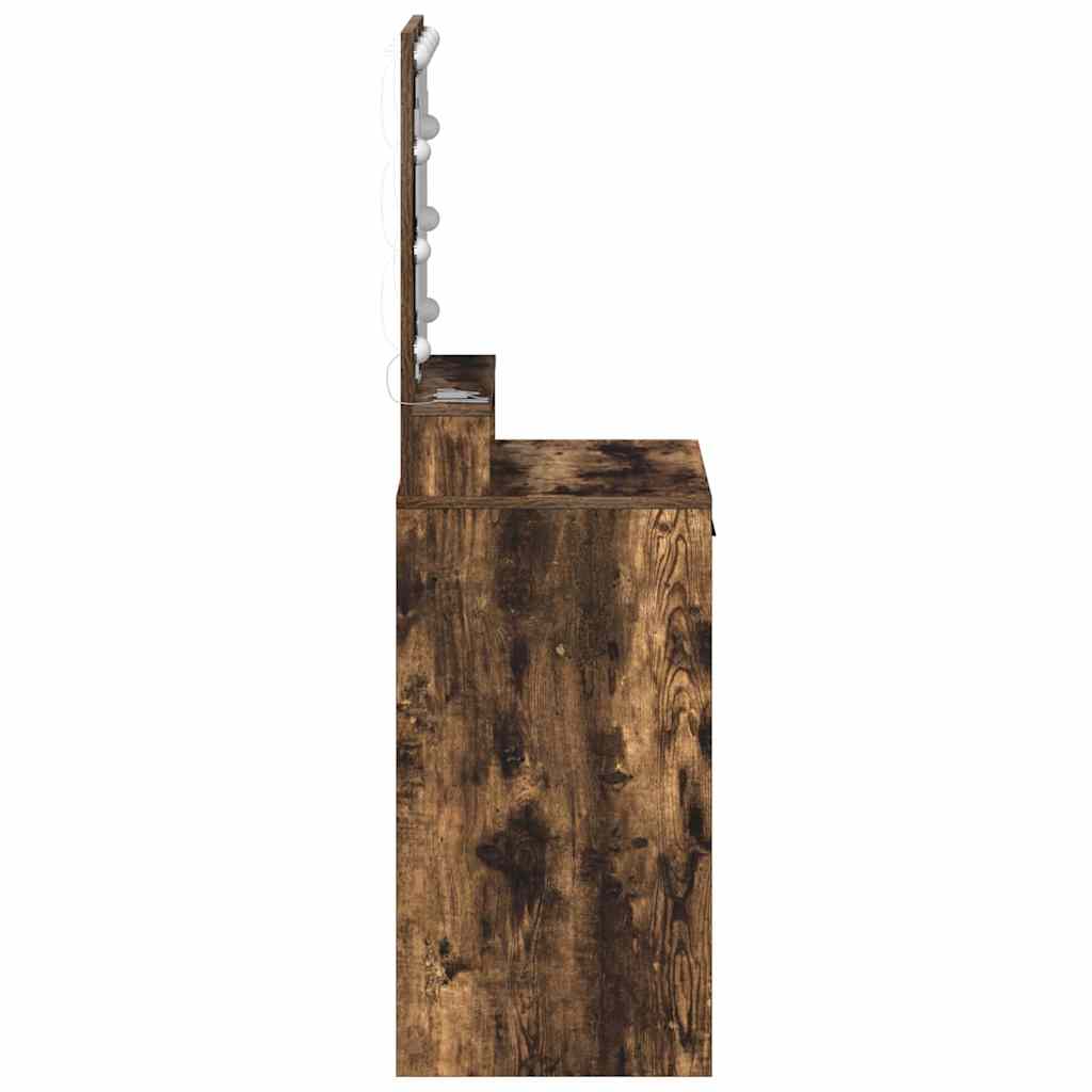 Schminktisch Geräucherte Eiche 50 x 41 x 135 cm Holzwerkstoff