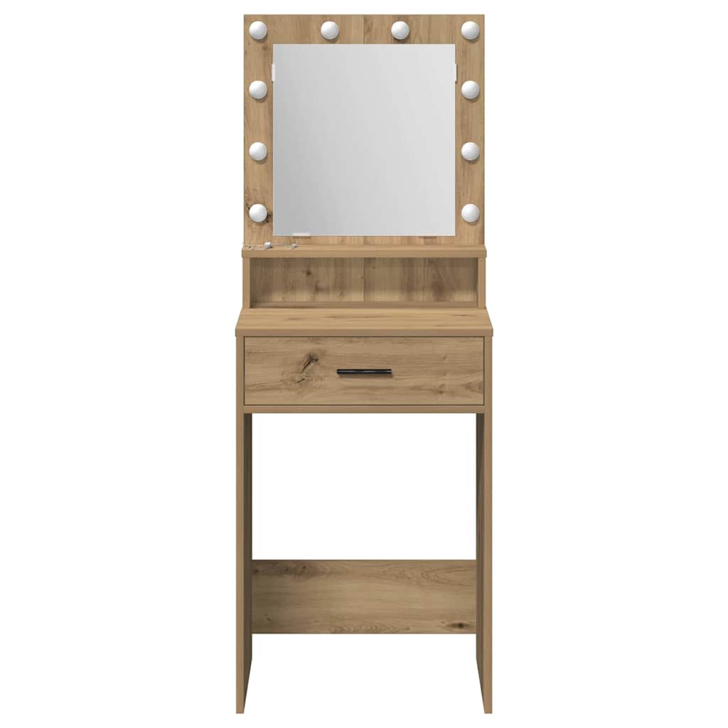 Schminktisch Artisan-Eiche 50 x 41 x 135 cm Holzwerkstoff