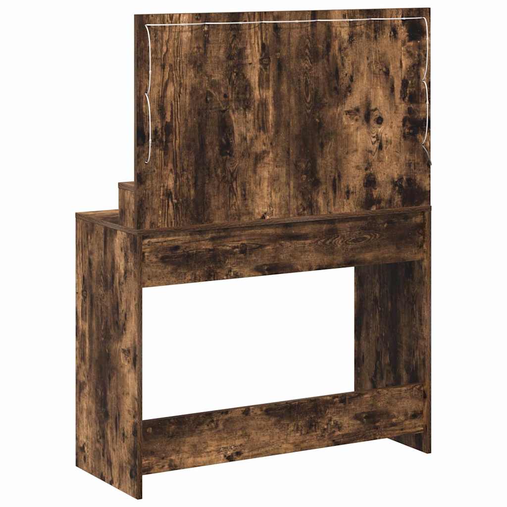 Schminktisch Geräucherte Eiche 100 x 41 x 135 cm Holzwerkstoff