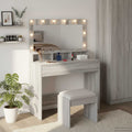 Schminktisch Graues Sonoma 100 x 41 x 135 cm Holzwerkstoff
