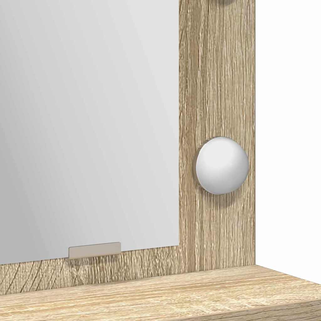 Schminktisch Sonoma-Eiche 75,5 x 41 x 135 cm Holzwerkstoff