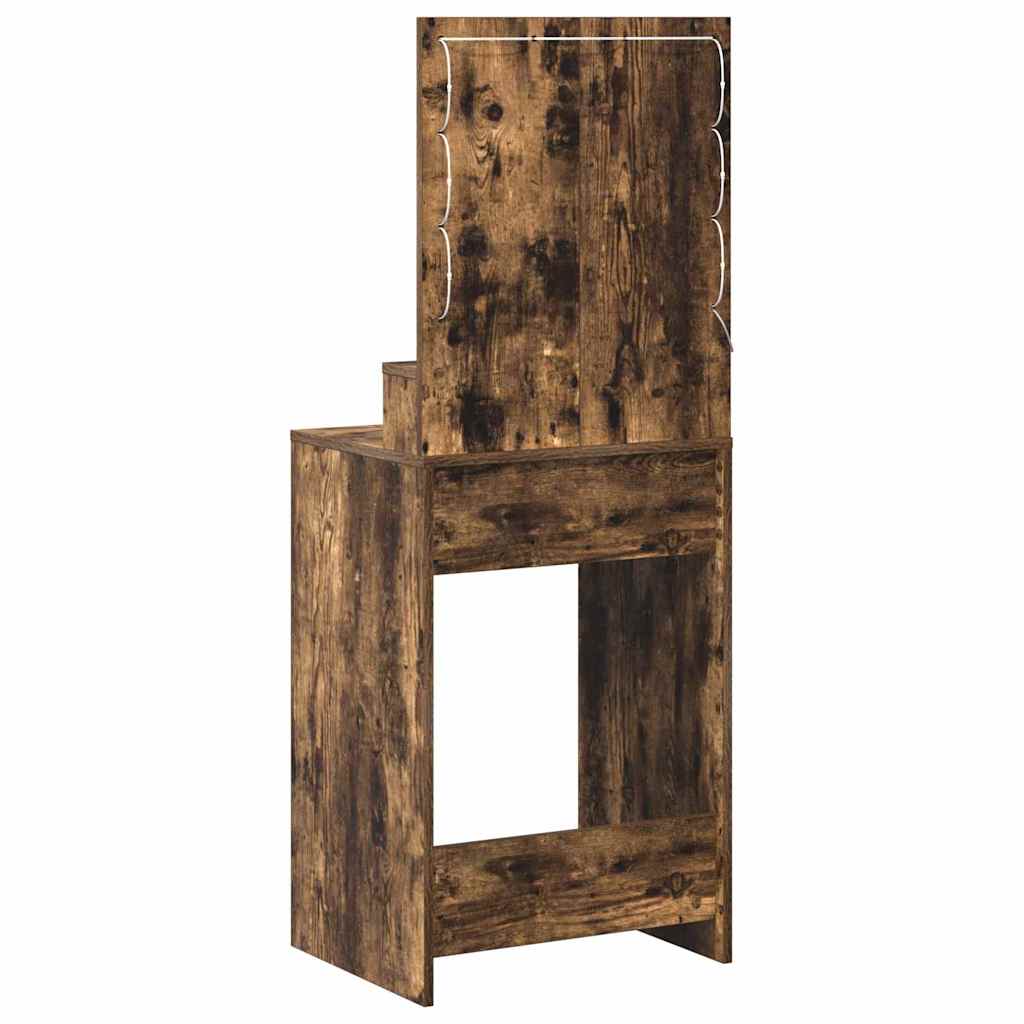 Schminktisch Geräucherte Eiche 50 x 41 x 135 cm Holzwerkstoff