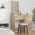 Schminktisch Sonoma-Eiche 50 x 41 x 140 cm Holzwerkstoff