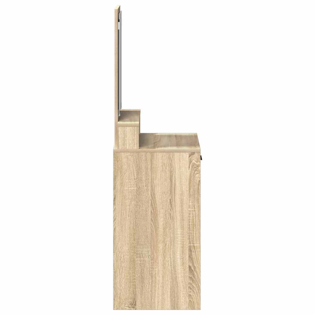 Schminktisch Sonoma-Eiche 50 x 41 x 140 cm Holzwerkstoff