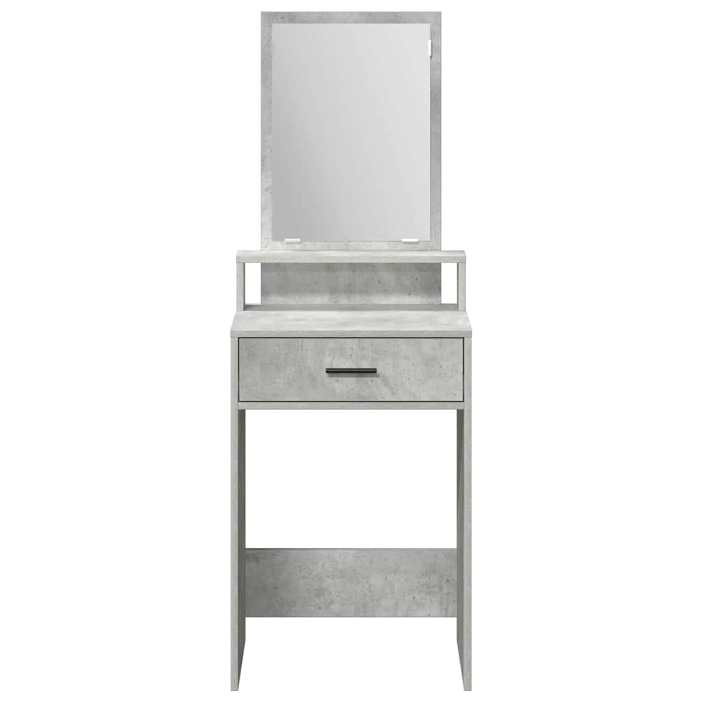 Schminktisch Beton Grau 50 x 41 x 140 cm Holzwerkstoff