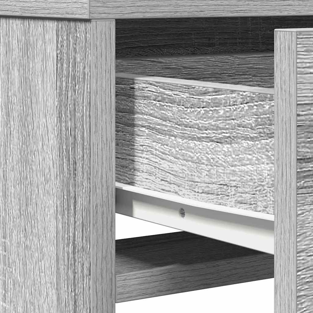 Schminktisch Graues Sonoma 50 x 41 x 140 cm Holzwerkstoff