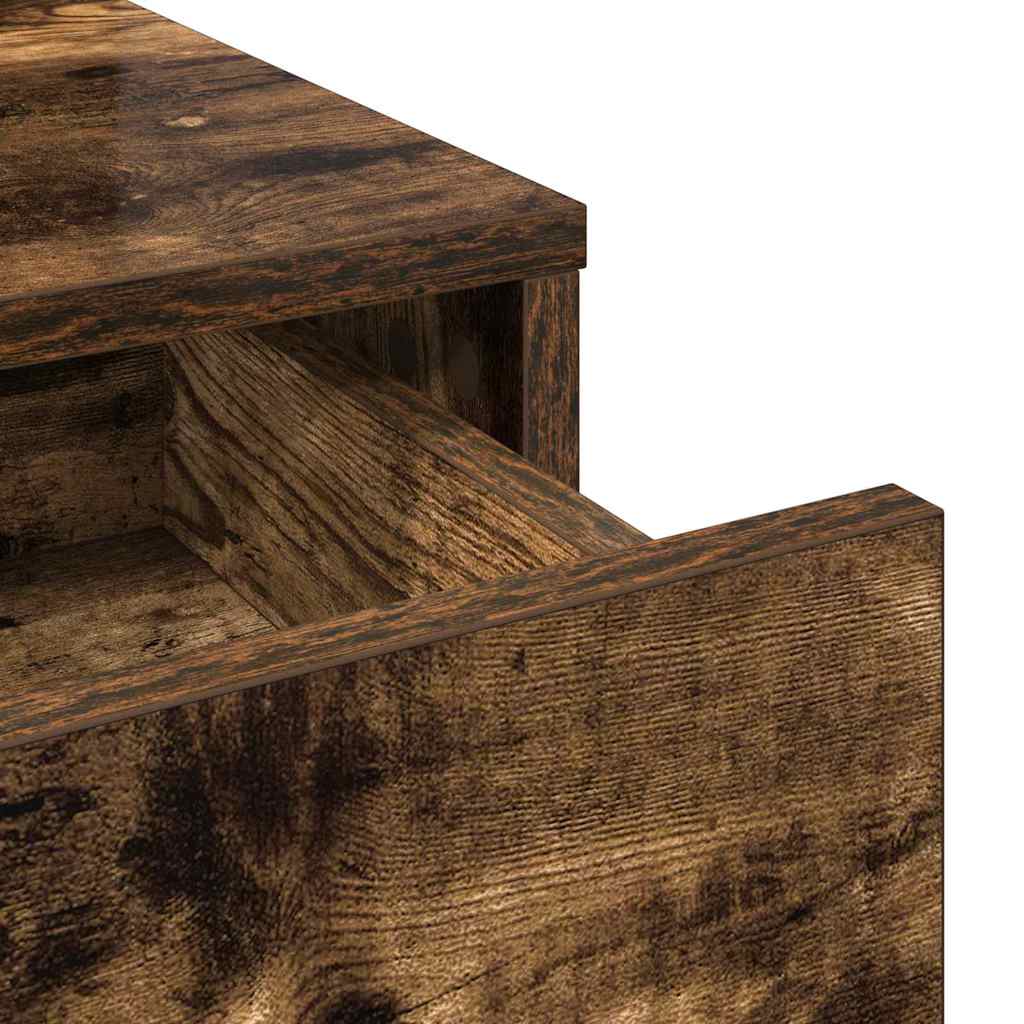 Schminktisch Geräucherte Eiche 79 x 41 x 140 cm Holzwerkstoff