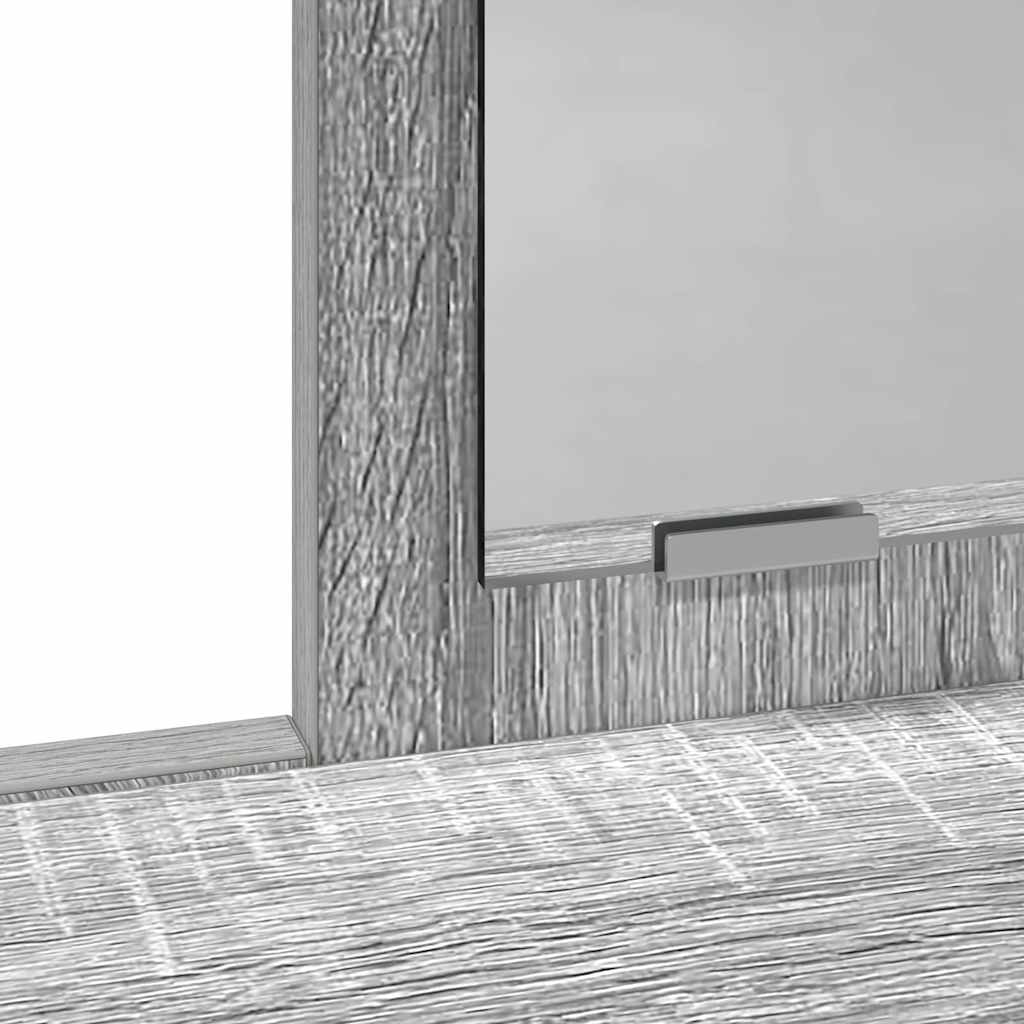 Schminktisch Graues Sonoma 79 x 41 x 140 cm Holzwerkstoff