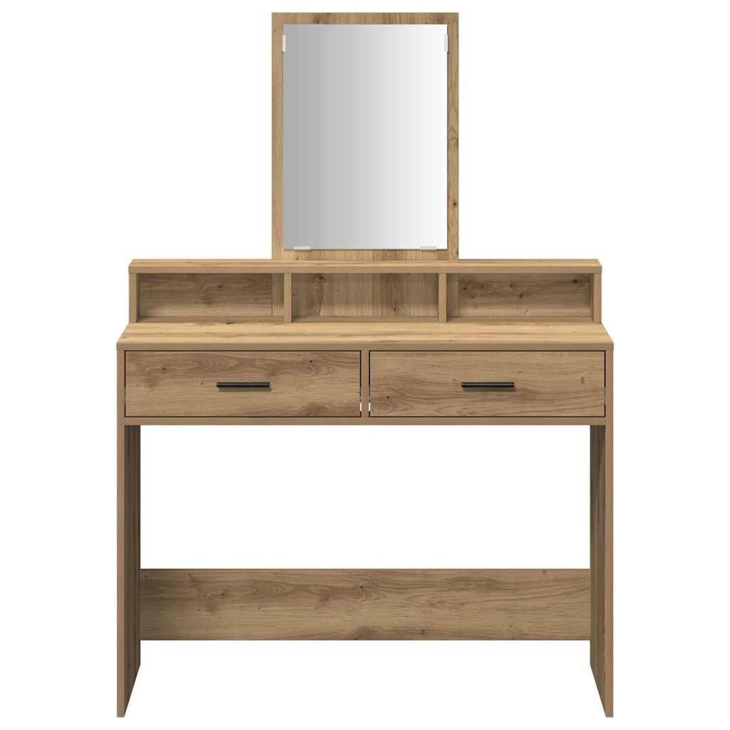 Schminktisch Artisan-Eiche 100 x 41 x 140 cm Holzwerkstoff
