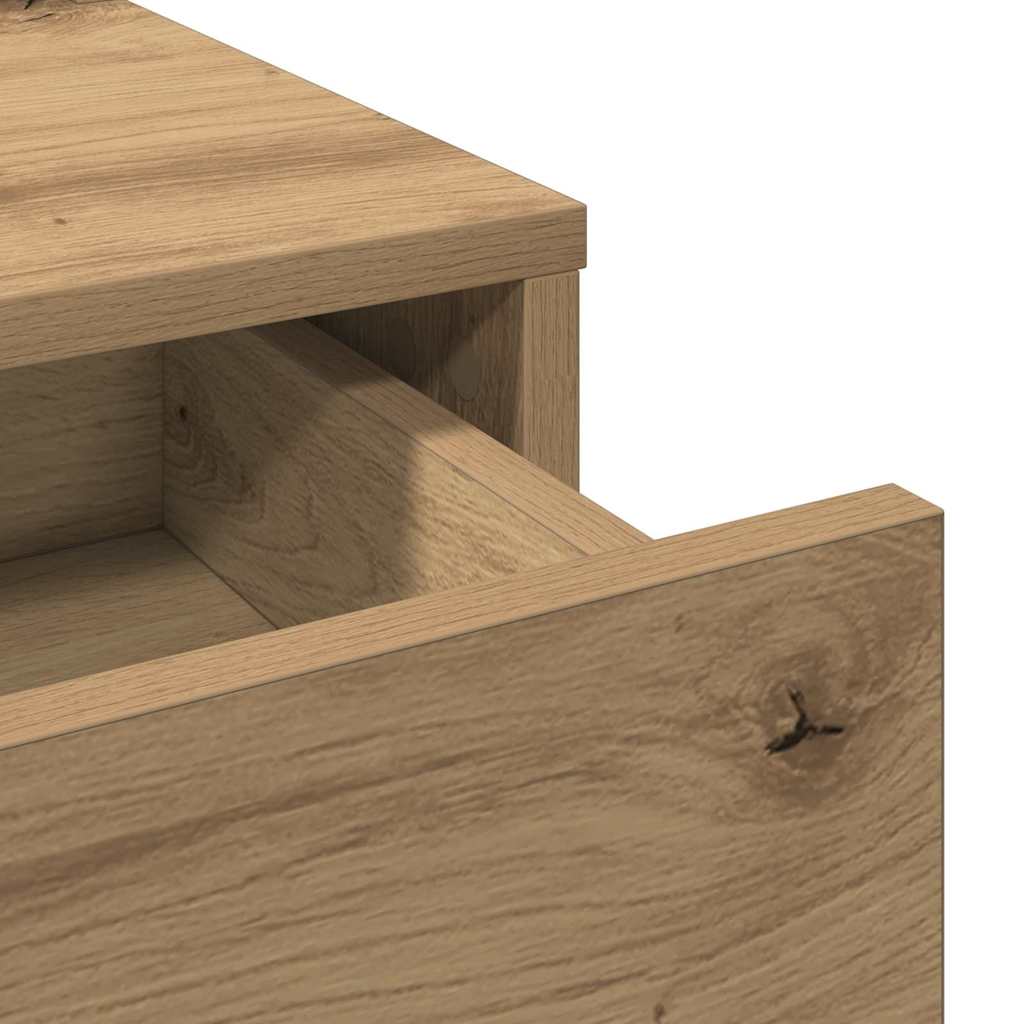 Schminktisch mit Speicher Braun 50 x 41 x 140 cm Holzwerkstoff