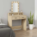 Schminktisch mit Speicher Braun 79 x 41 x 140 cm Holzwerkstoff