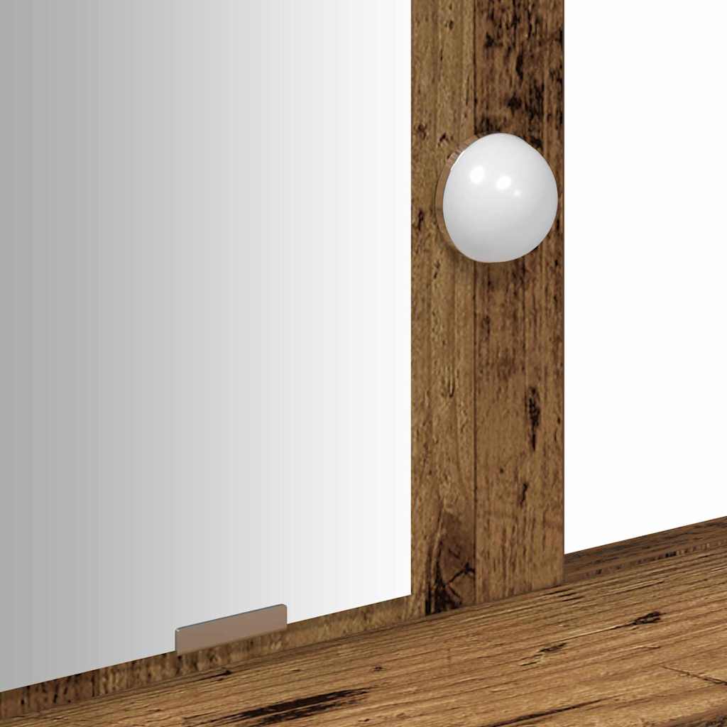 Schminktisch mit Speicher Braun 79 x 41 x 140 cm Holzwerkstoff