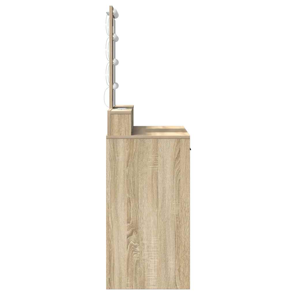 Schminktisch mit Speicher Braun 100 x 41 x 140 cm Holzwerkstoff