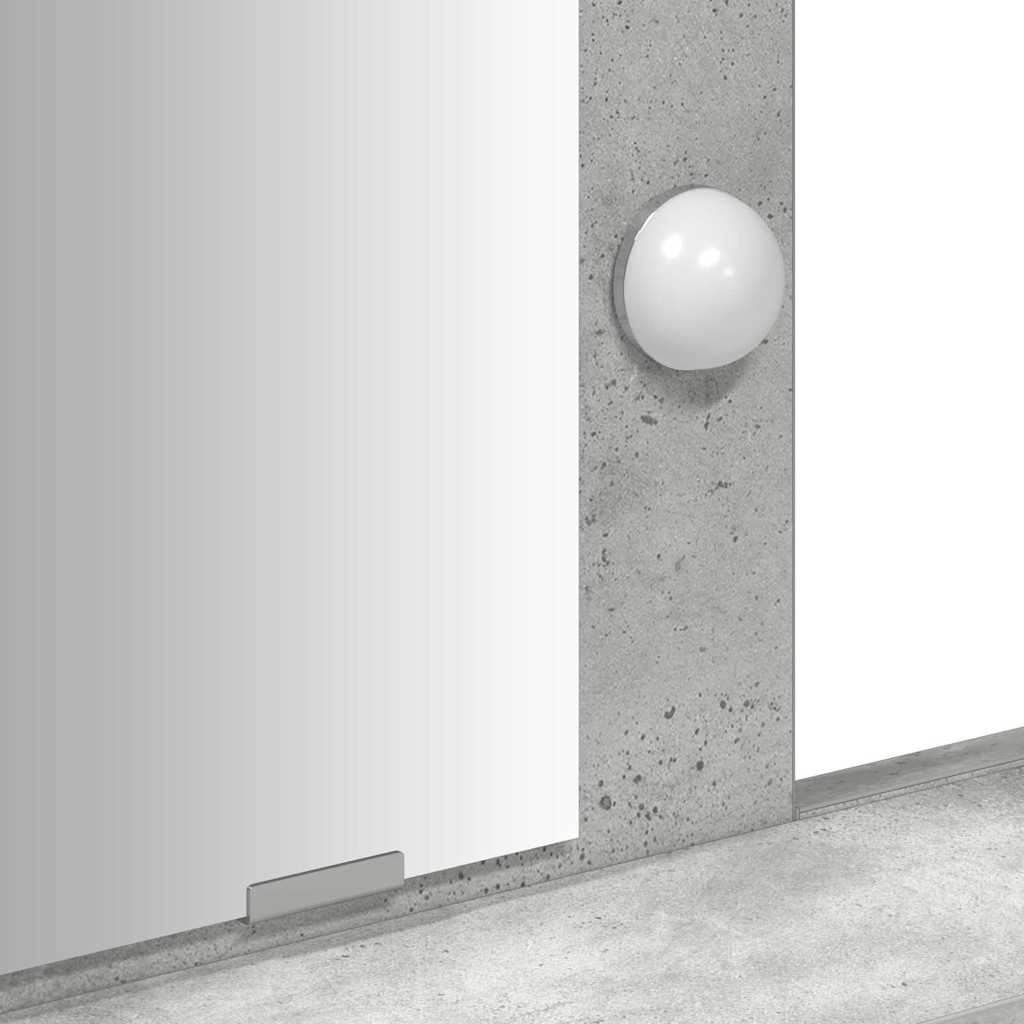 Schminktisch mit Speicher Grau 100 x 41 x 140 cm Holzwerkstoff