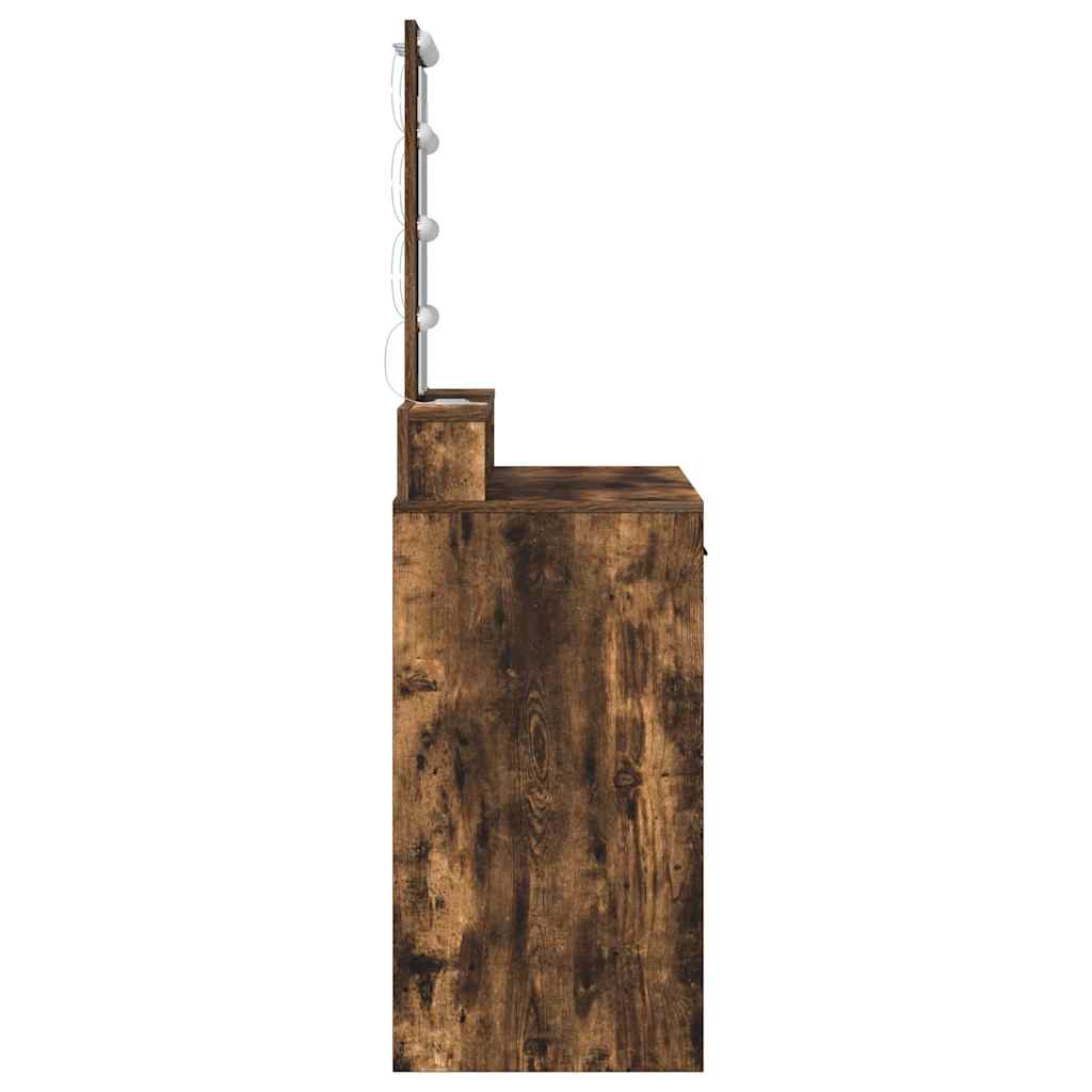Schminktisch mit Speicher Braun 100 x 41 x 140 cm Holzwerkstoff