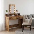 Schminktisch mit Speicher Braun 100 x 41 x 140 cm Holzwerkstoff