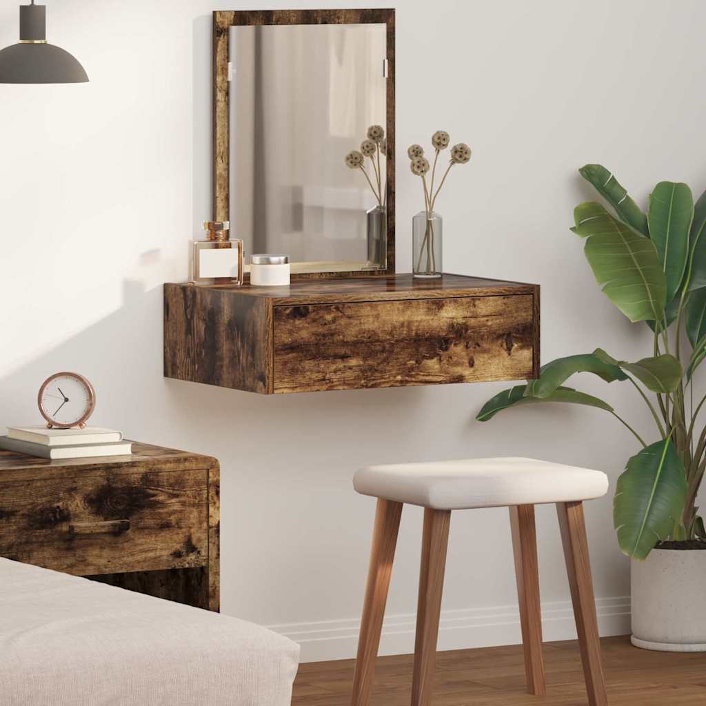 Schminktisch mit Schubladen Braun 60 x 40 x 70 cm Holzwerkstoff